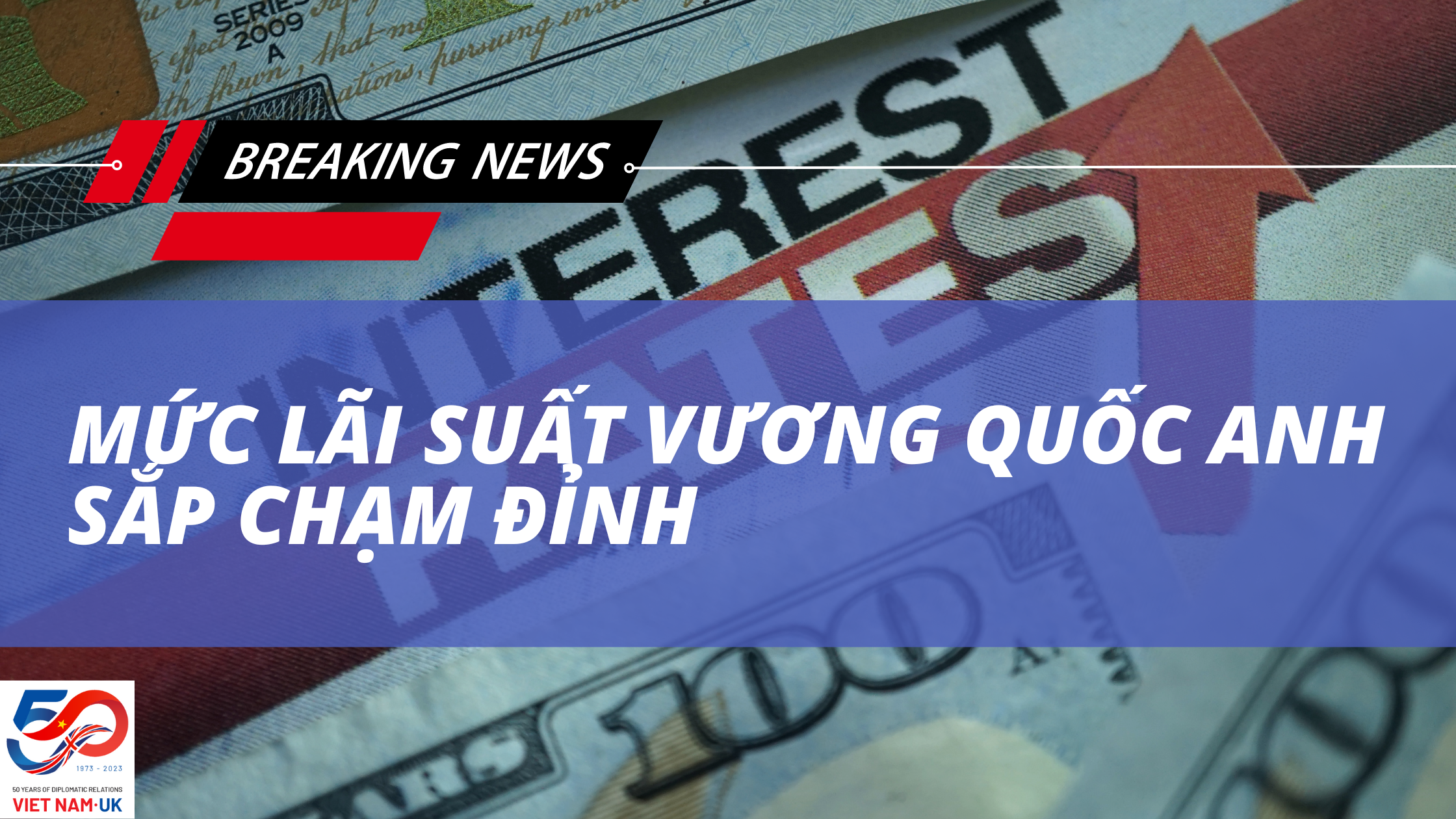 Mức lãi suất Vương quốc Anh sắp chạm đỉnh – Theo dự báo của Thống đốc Ngân hàng Anh Quốc