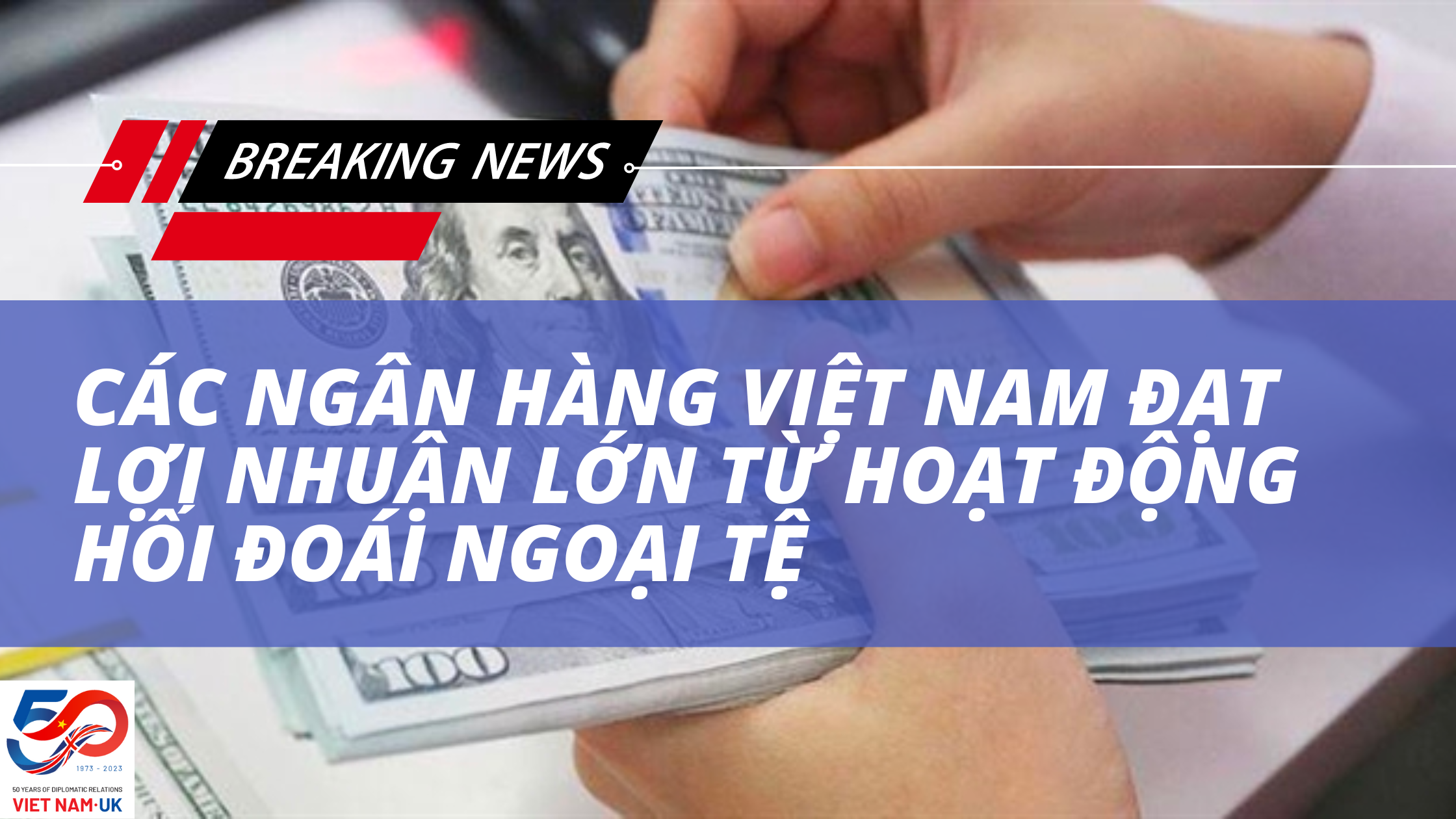 Các ngân hàng Việt Nam đạt lợi nhuận lớn từ hoạt động hối đoái ngoại tệ